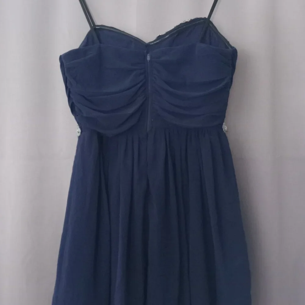 Prom/Homecoming/Formal Size 15 Strapless Blue Short Dress - Picture 2 of 3